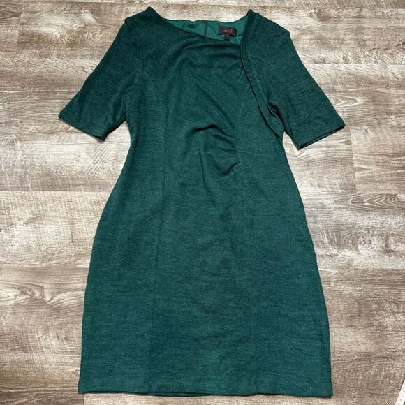 Aditi Green Short Sleeve Dress Size 18 - Picture 1 of 8